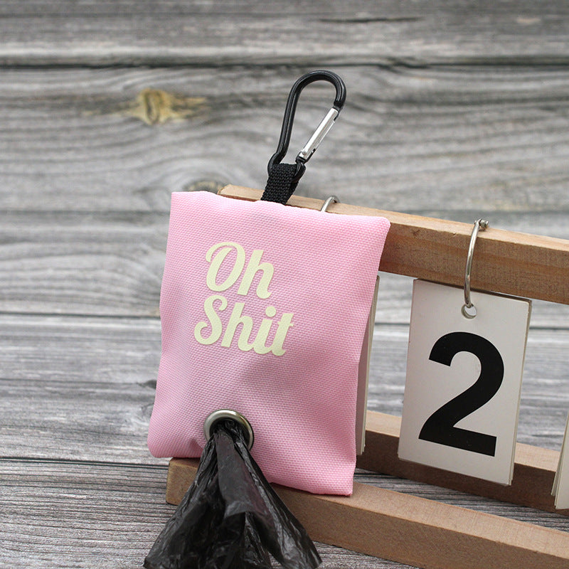 Canvas Poop Bag Holder Clip