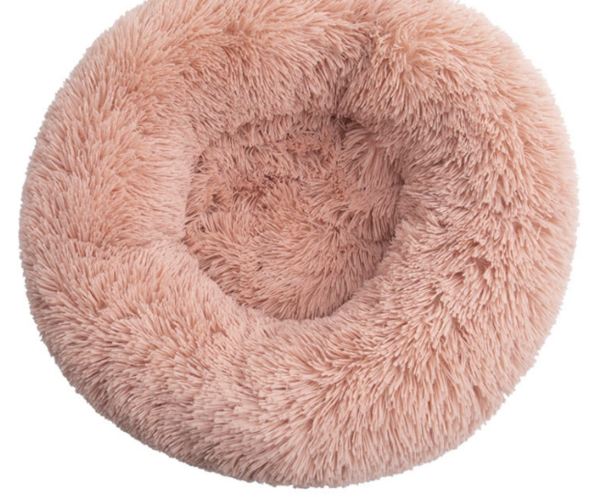 Fluffy Calming Donut Bed