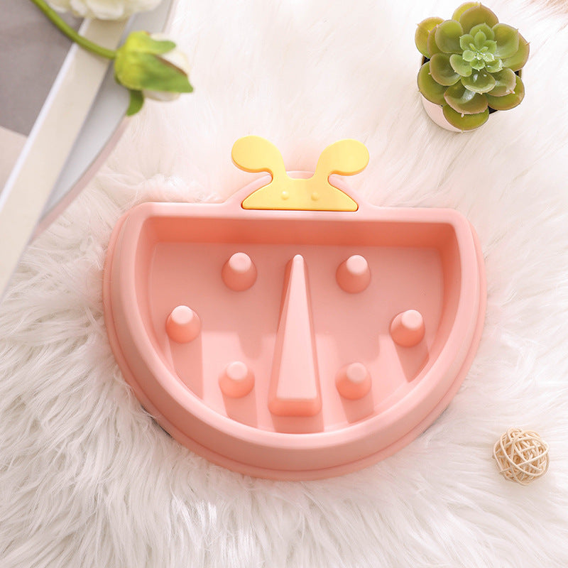 Ladybug Slow Feeder Bowl