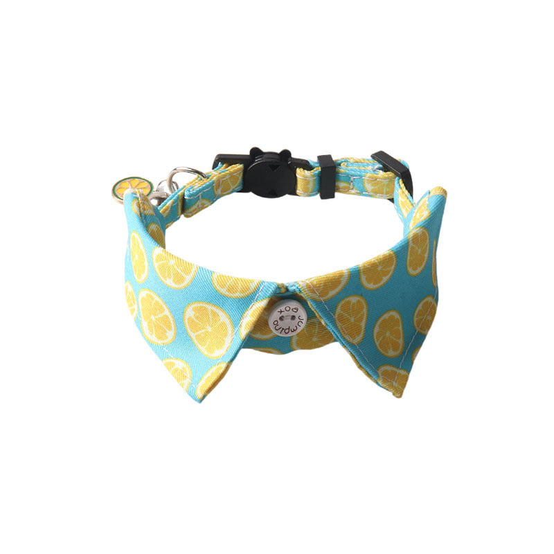 Fruit Bow Tie Cat Collar