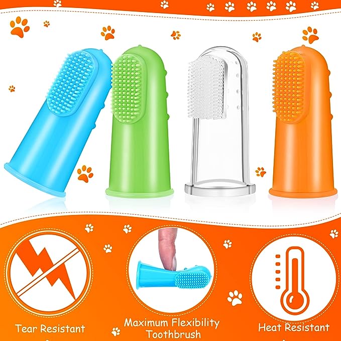Finger Toothbrush Set (4 pcs)
