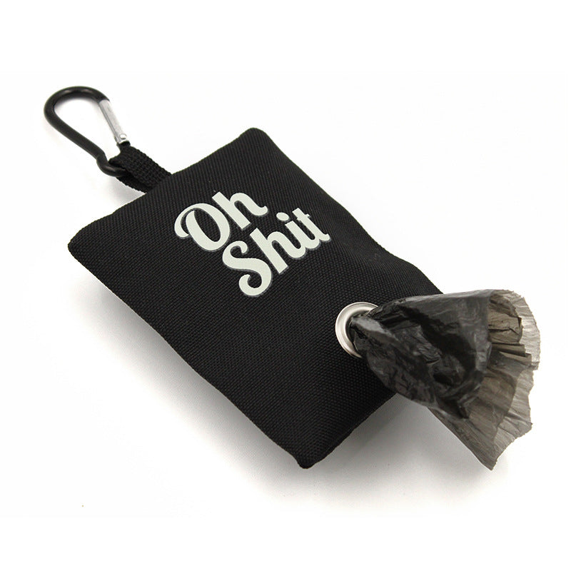 Canvas Poop Bag Holder Clip