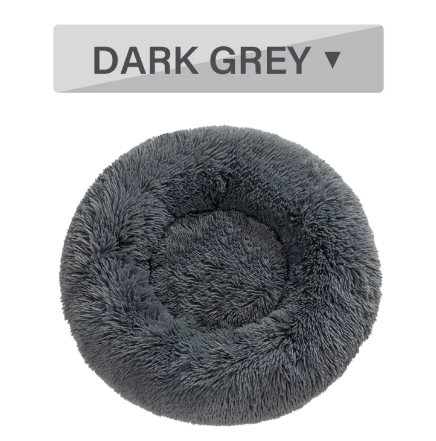 Fluffy Calming Donut Bed
