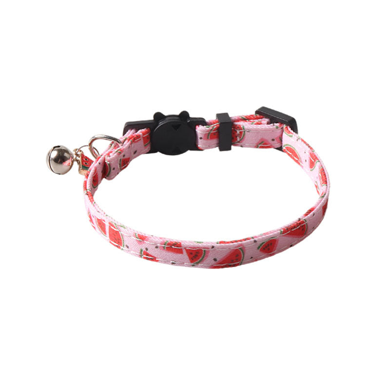 Fruit Bow Tie Cat Collar