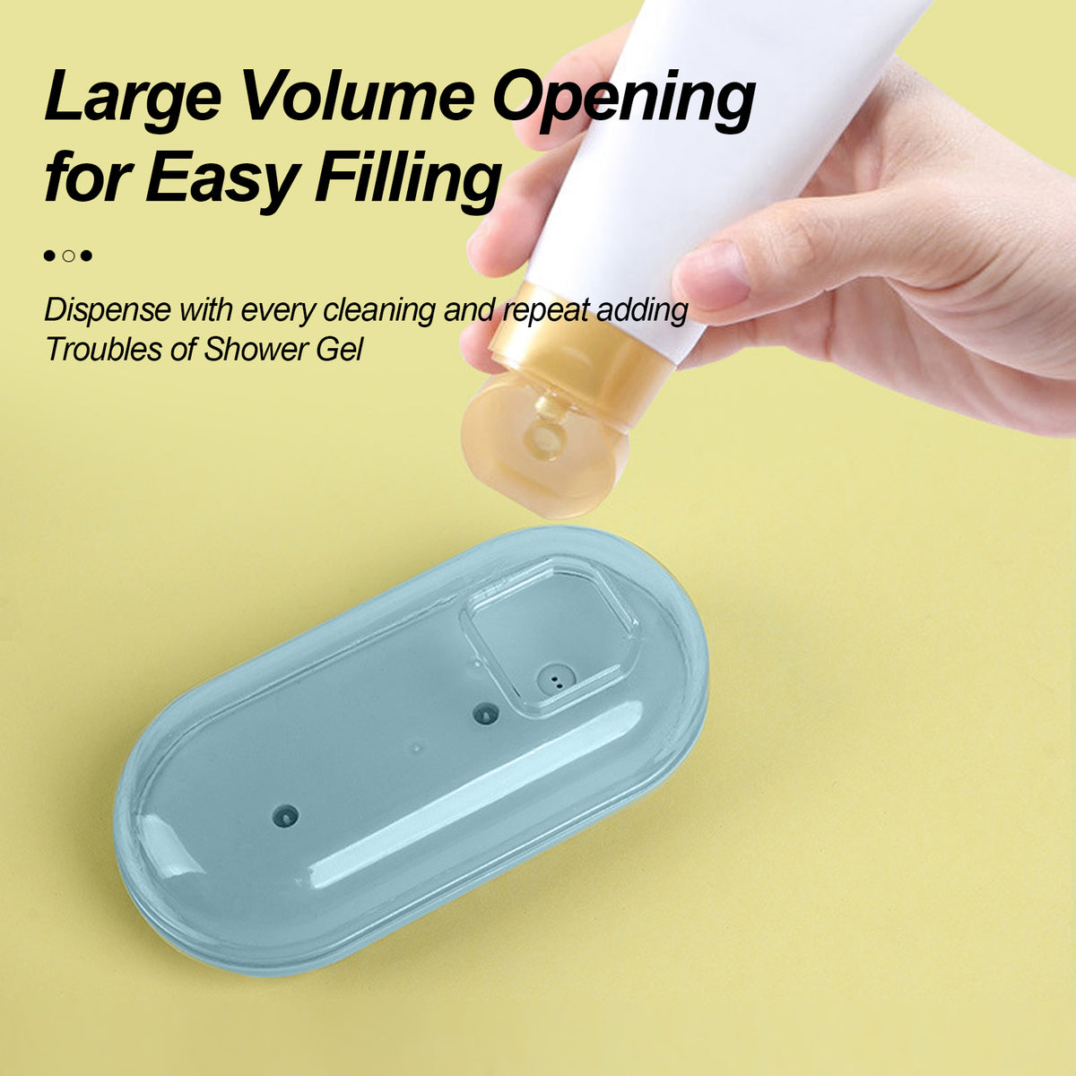 Shampoo Dispensing Bath Brush