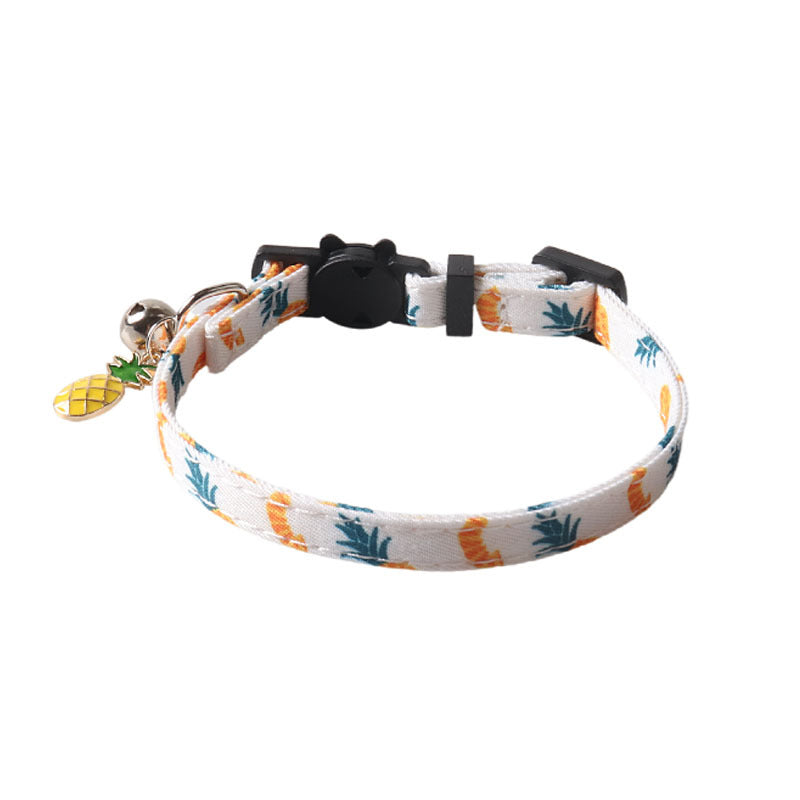 Fruit Bow Tie Cat Collar