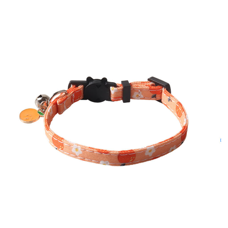 Fruit Bow Tie Cat Collar