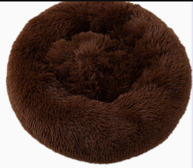 Fluffy Calming Donut Bed