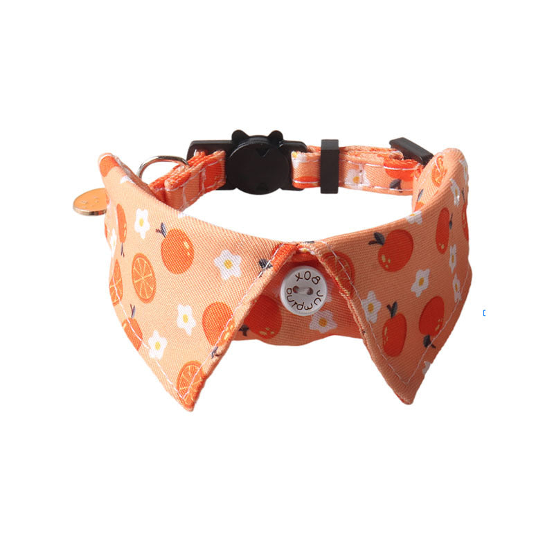 Fruit Bow Tie Cat Collar
