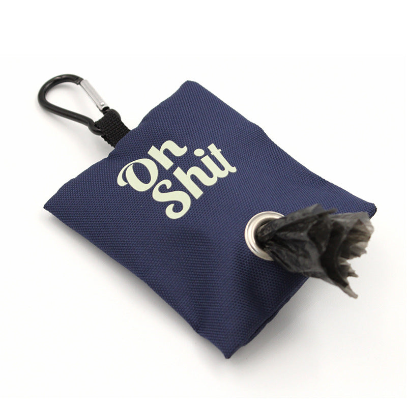 Canvas Poop Bag Holder Clip