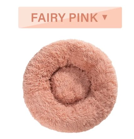 Fluffy Calming Donut Bed