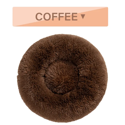 Fluffy Calming Donut Bed