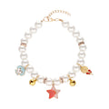 Pearl Charm Cat Collar