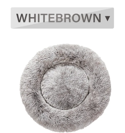 Fluffy Calming Donut Bed