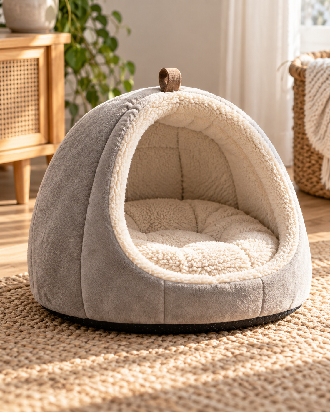 Cozy Capsule Pet Bed
