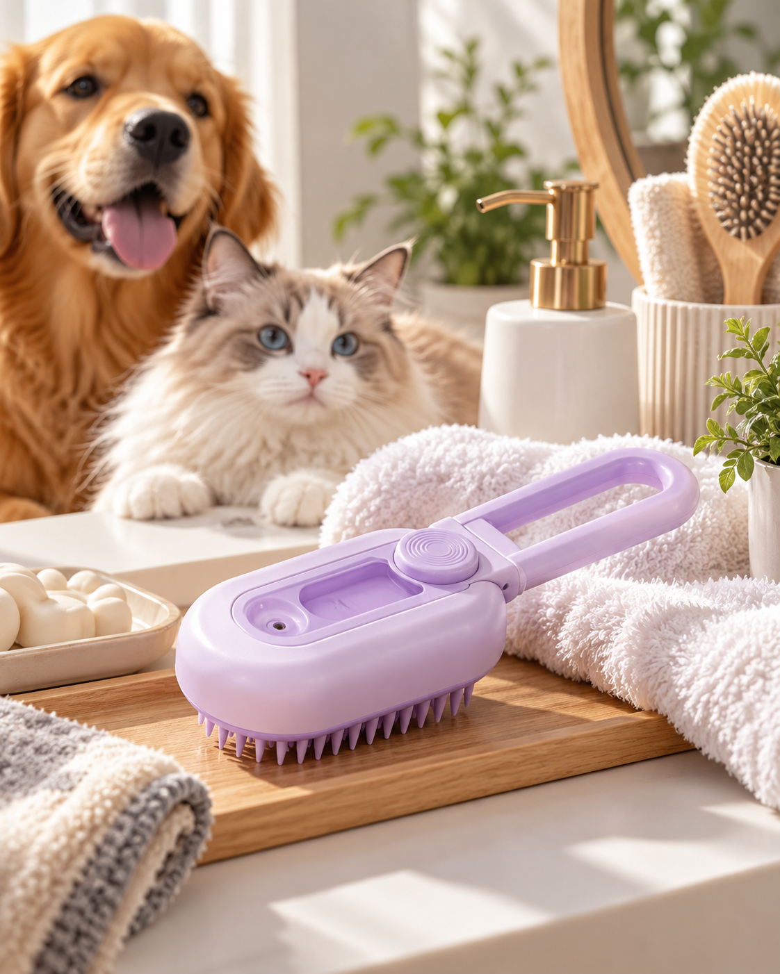 Mist Grooming Brush