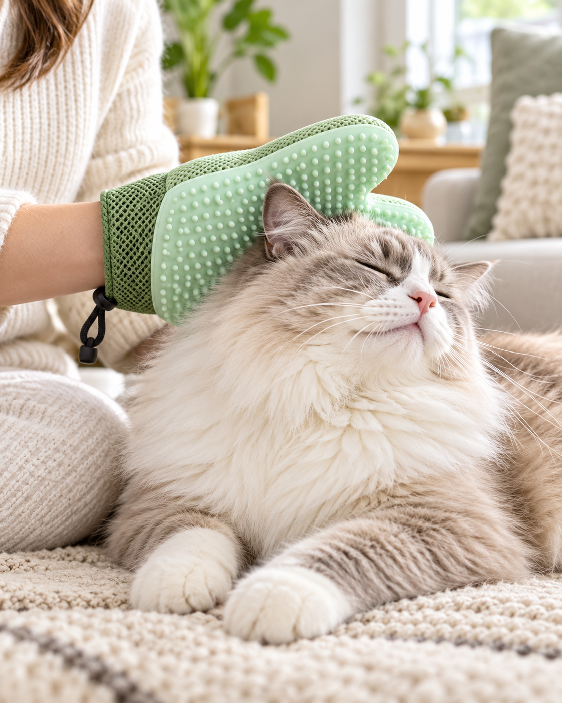 Pet Grooming Massage Gloves