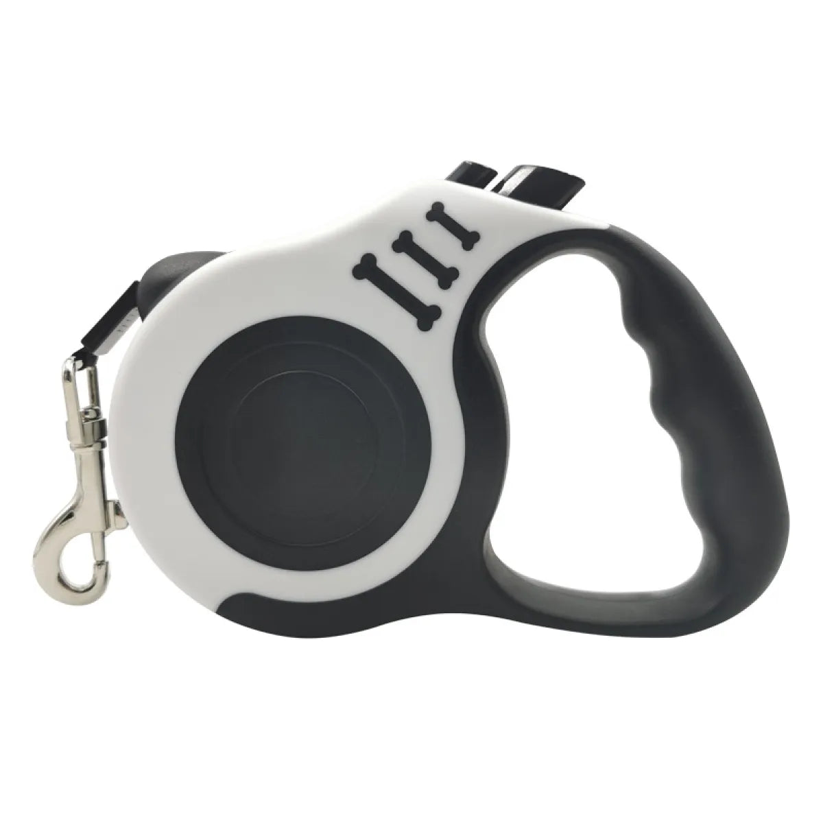 Bone Print Retractable Leash