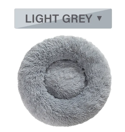 Fluffy Calming Donut Bed