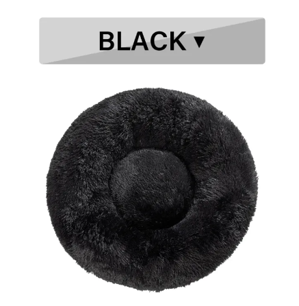 Fluffy Calming Donut Bed
