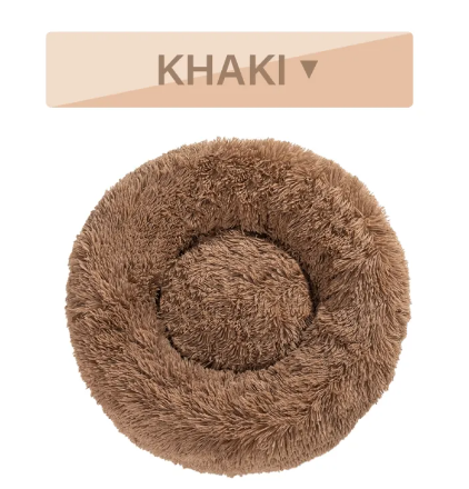 Fluffy Calming Donut Bed
