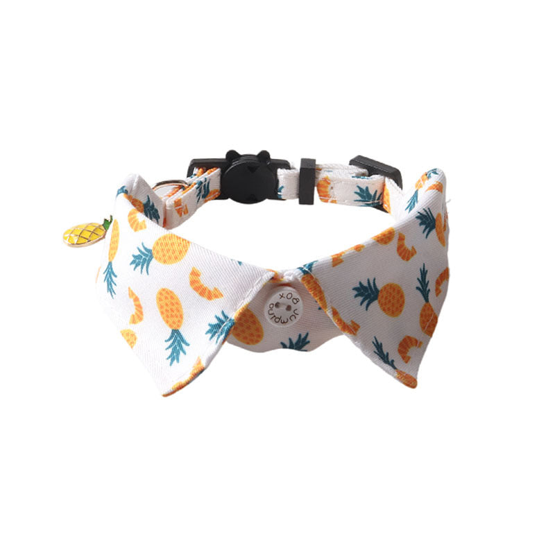 Fruit Bow Tie Cat Collar
