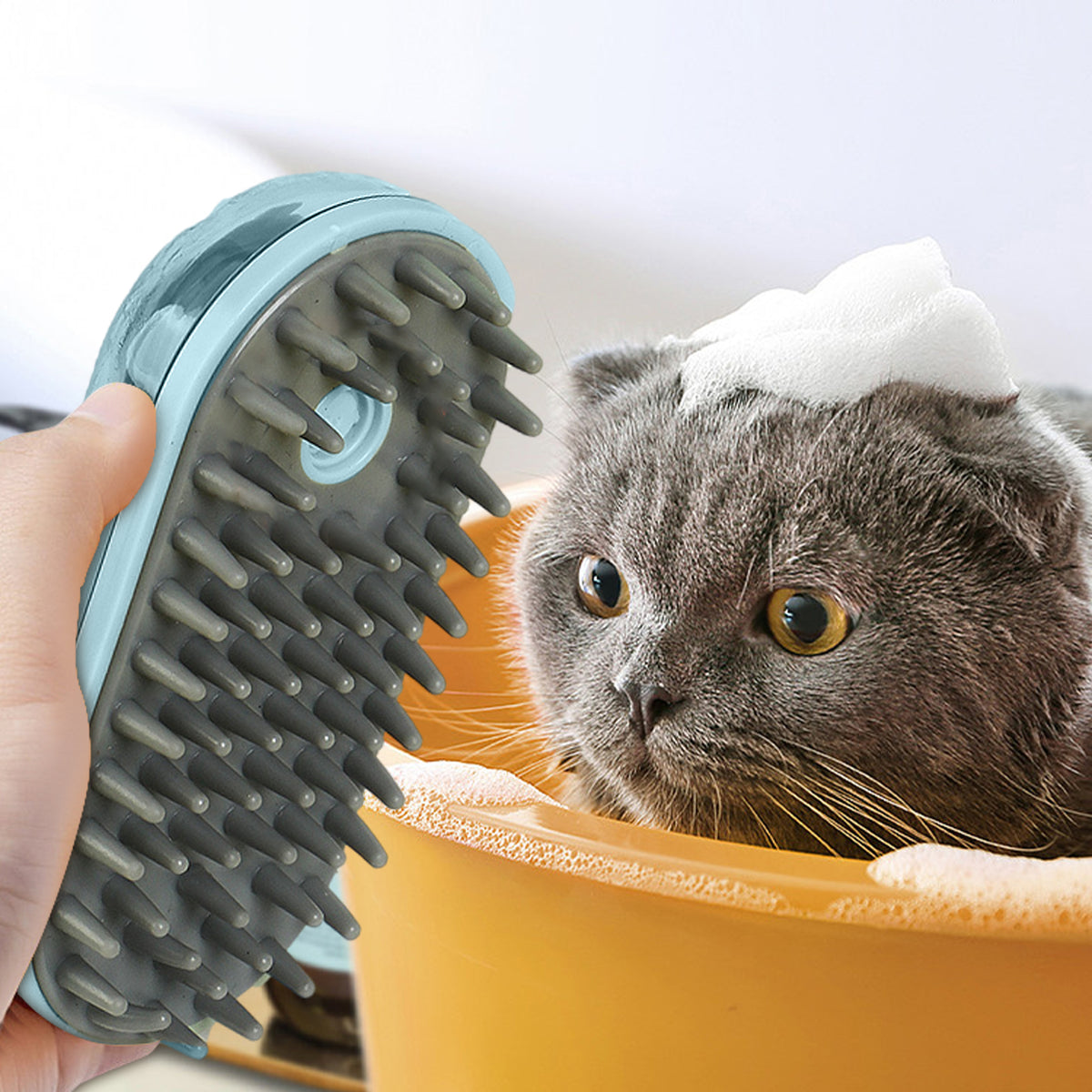 Shampoo Dispensing Bath Brush
